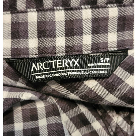 Arc'teryx Men's Flannel Button Down Size Small - Picture 5 of 6